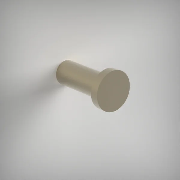 Ava Round Robe Hook - Brushed Brass