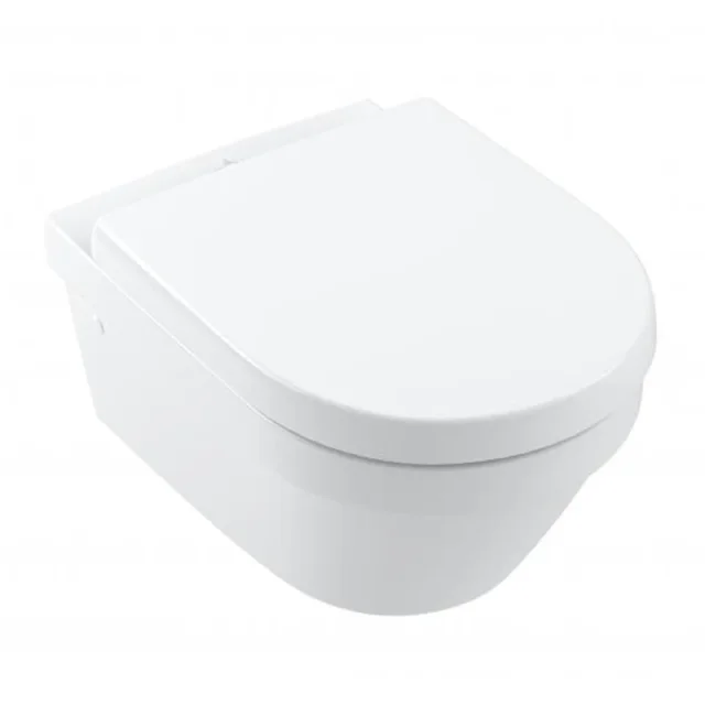 Abacus V&b Architectura Wall Hung Wc Direct Flush; With Water-saving Aquareduct System: Flush Volume 3 / 4;5 Litres Please Order Toilet Seat Separately product image - Image 1