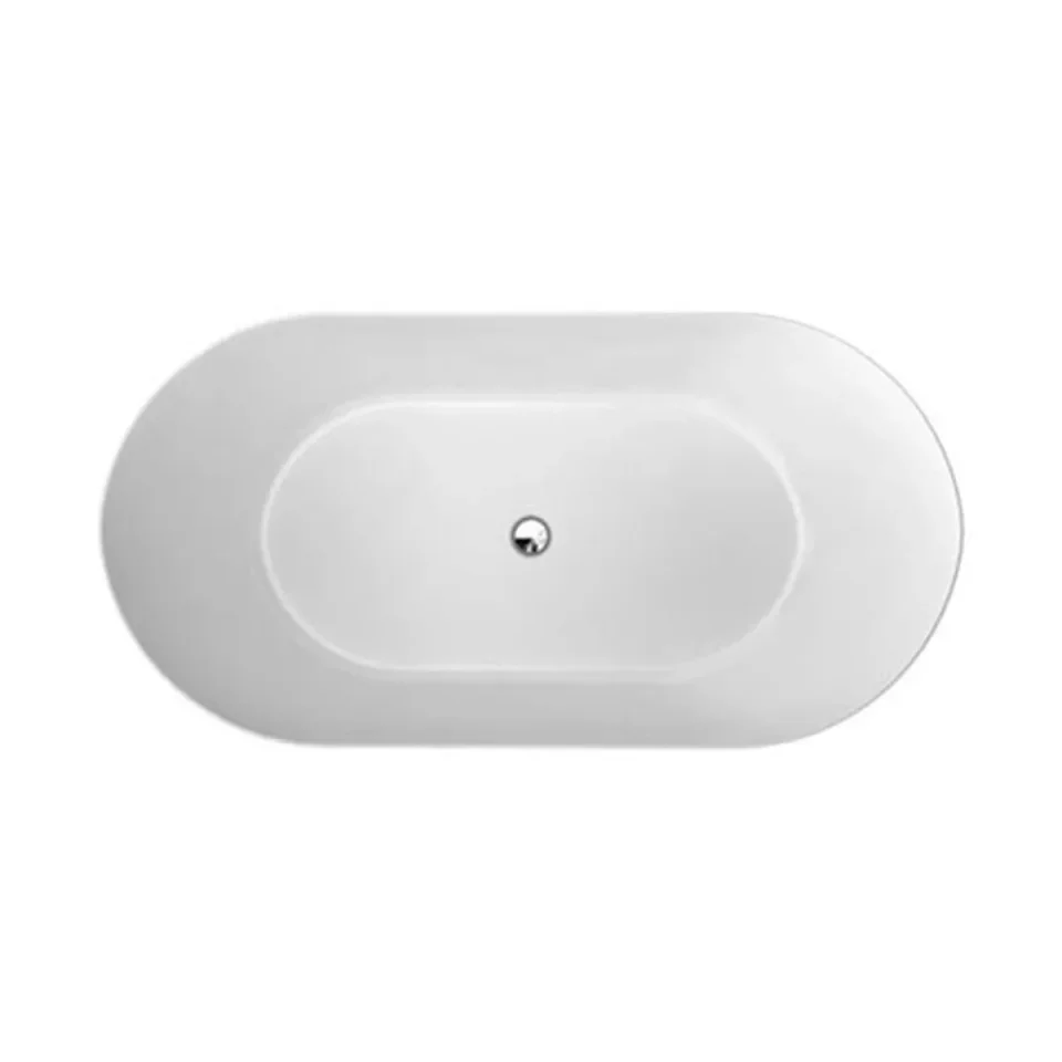 Crosswater Mpro Petite Bath White detail view - Image 4