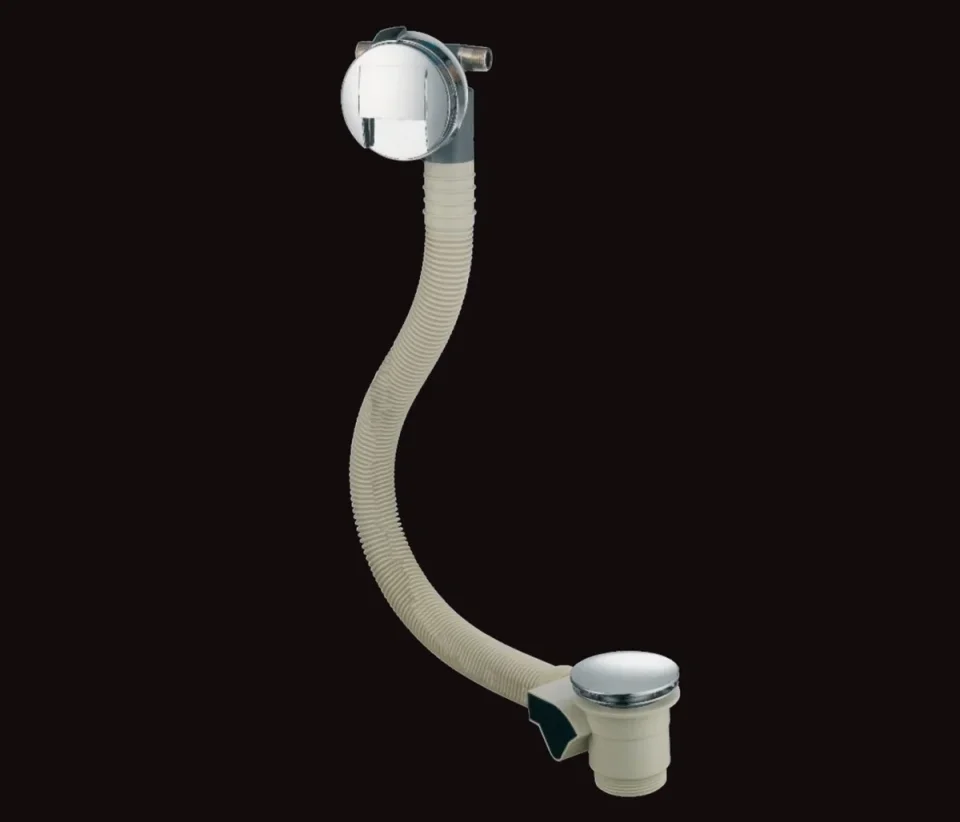Just Taps Slimline Click-clack Bath Overflow Filler Exofil, 60cm product image - Image 1