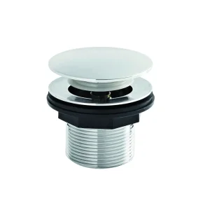 Bc Designs Push Down Bath Waste 60mm (unslotted) Brushed Chrome