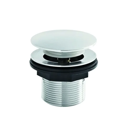 Bc Designs Push Down Bath Waste 60mm (unslotted) Brushed Chrome product image - Image 1