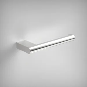 Ava Round Toilet Roll Holder - Polished Stainless Steel