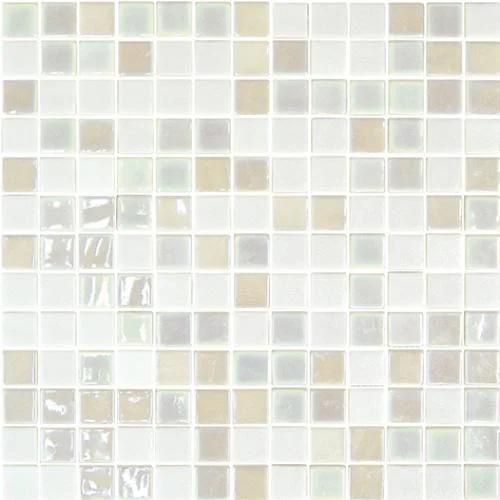 Onix Stoneglass Blends Stoneglass Opalo Blanco 333x333mm 9x Mosaic Sheets per Box