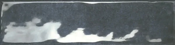 European Tiles Earth Atlantic Blue Wall Tile Porcelain Gloss 7.5x30cm