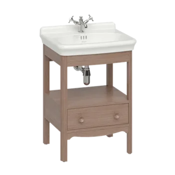 Burlington Guild Floor Standing Vanity 620mm Dark Oak