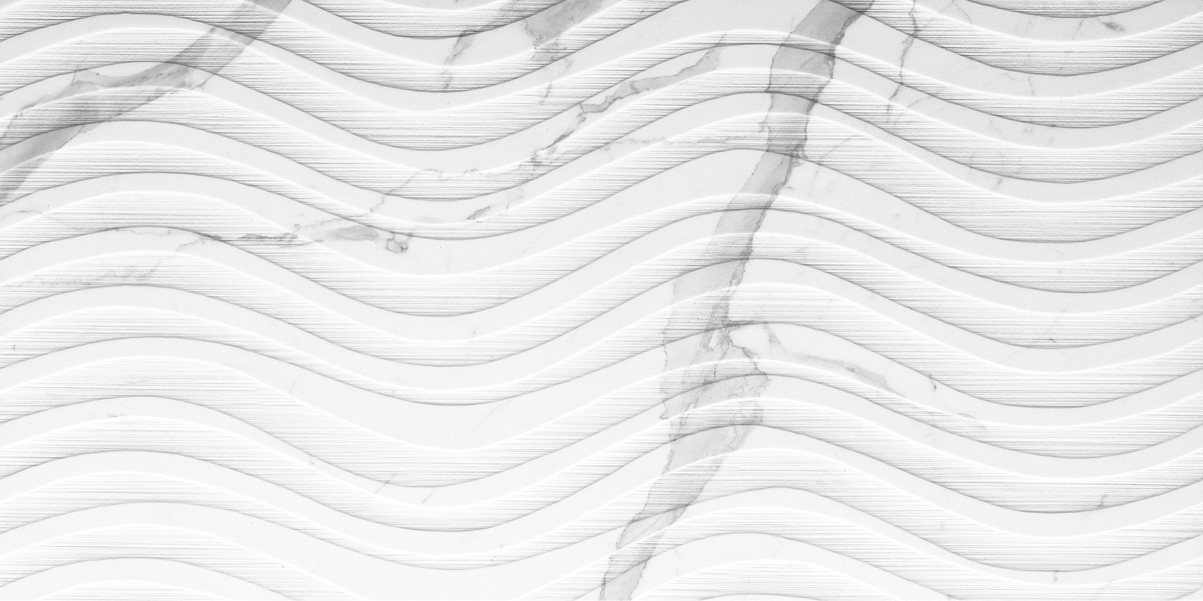 European Tiles Marmo STATUARIO LUX ONDA 120 X 60 Rectified Matte Tile