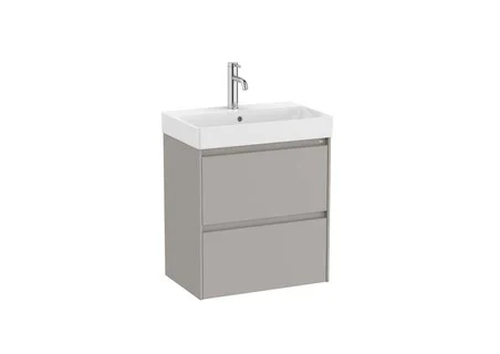 Roca Ona Vanity Unit 2 Drawer 550mm - Matt Grey