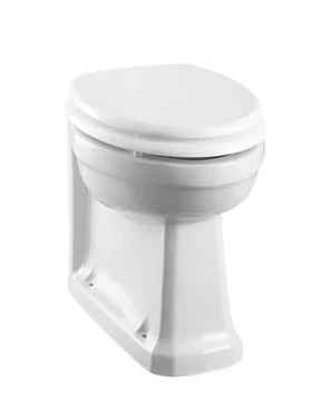 Burlington Back To Wall Pan - White (excl. Concealed Cistern)