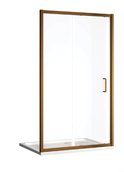 Cubico Florence Brushed Bronze Sliding Door 1000