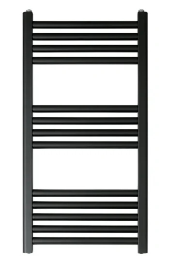 Just Taps Vos Radiator Matt Black 800 X 400