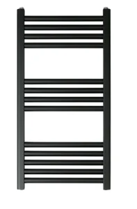 Just Taps Vos Radiator Matt Black 800 X 400