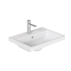 Vado Cameo 600mm Ceramic Furniture Basin Gloss White