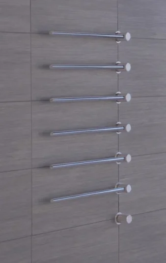 Vola 6 Bar Towel Rail In Colour 16, 150mm Spacing product image - Image 1