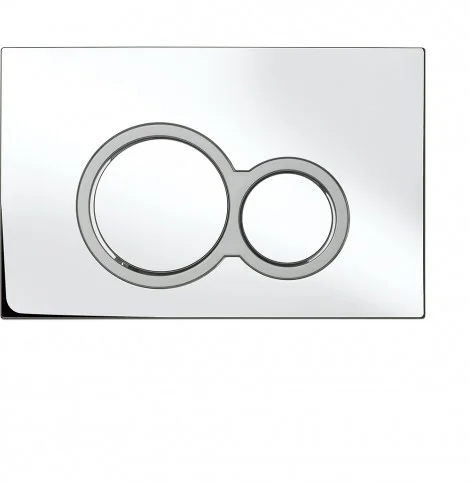 Bauhaus Central Flush Plate Chrome