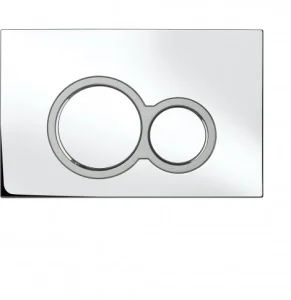 Bauhaus Central Flush Plate Chrome