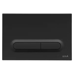 Vitra Loop T Flush Plate - Matt Black ~