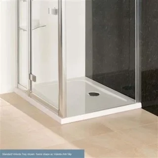 Eastbrook Volente Anti Slip 1800x800 Abs Stone Resin Tray White