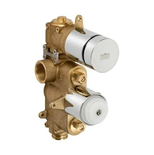 Crosswater Push Button Thermo Valve Dual Control product image - Image 1