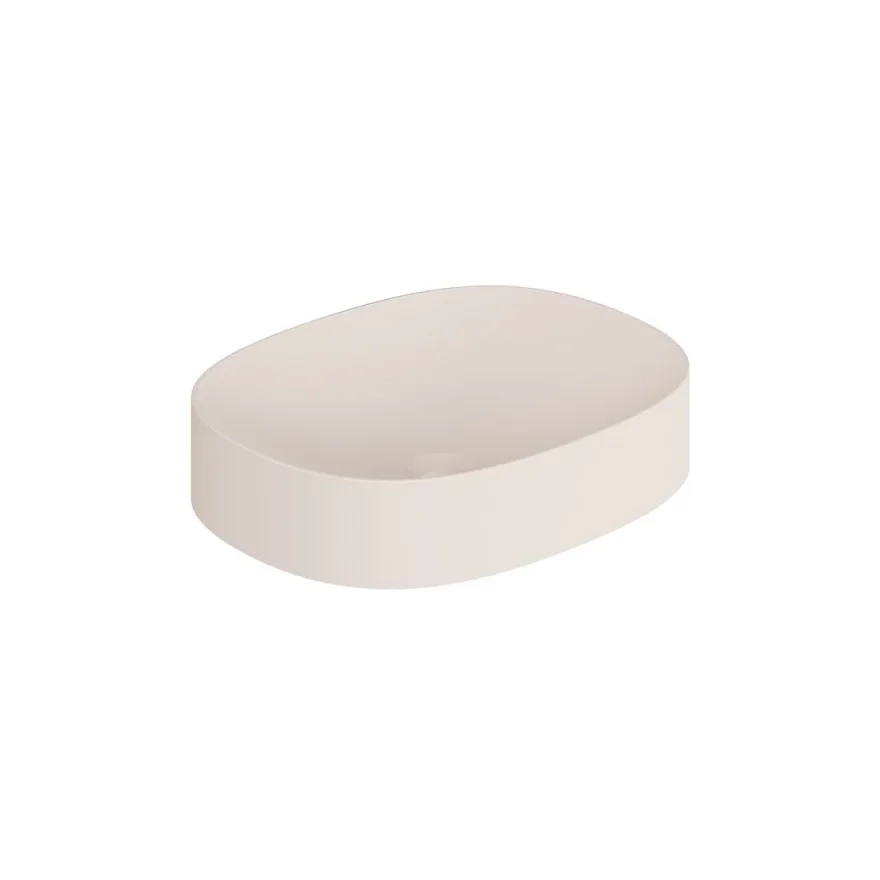 Vado Cameo Countertop Basin Oval Pink Clay product image - Image 1