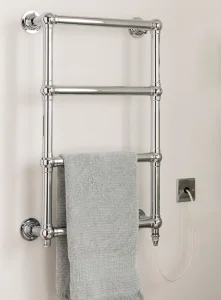 Vogue Ballerina WM - BR Towel Radiator Electric Only - Chrome 748X498