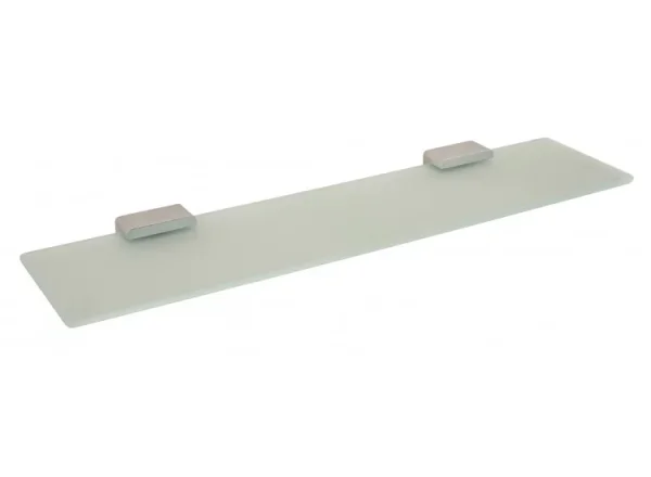 Vado Shama Frosted Glass Shelf 530mm (21'') Wall Mounted product image - Image 1