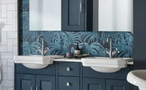 Roper Rhodes Harrow Semi-countertop Basin 1 Tap Hole detail view - Image 3