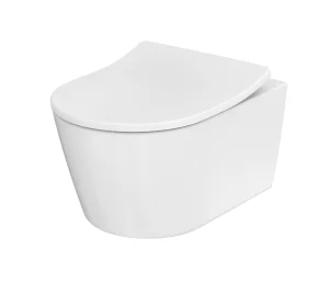 TOTO RP Soft Close Toilet Seat With Quick Release Gloss White detail view - Image 3
