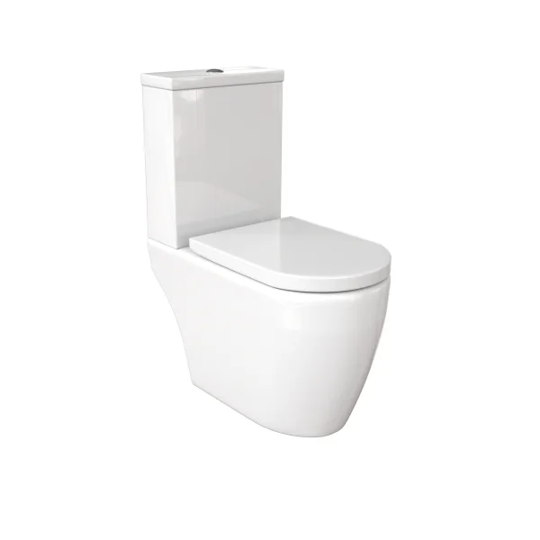 Saneux Uni Close Coupled Open Back Wc Pan - Rimless