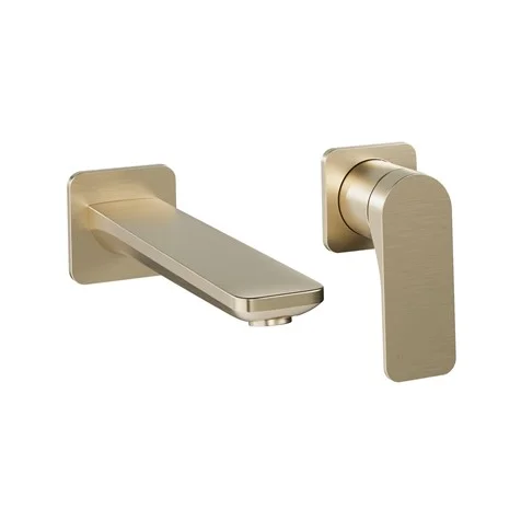 Crosswater Fuse 2 Hole Basin Set Brushed Brass