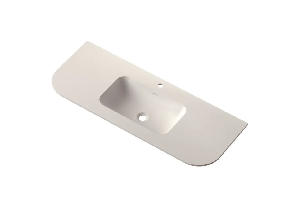 Faeber Lunar Basin 1200mm Matt White - 0th (pilot-drilled) product image - Image 1