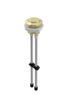 Saneux Flush Button - 2 Rods - Brushed Brass (compatible With Air, Matteo & Uni)