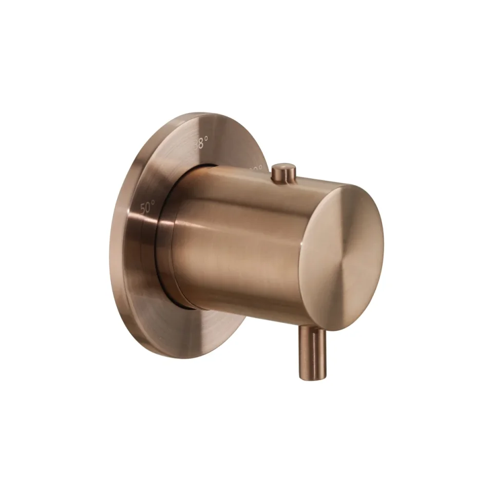 Just Taps Thermostat For Douche Brushed Bronze product image - Image 1
