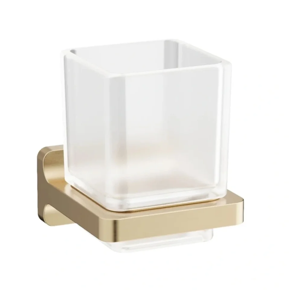 Crosswater Rotar Tumbler Holder Brushed Brass product image - Image 1