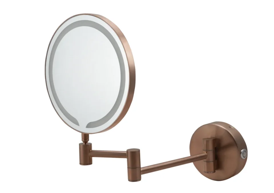 Just Taps Zoom Makeup Mirror Brushed Bronze product image - Image 1