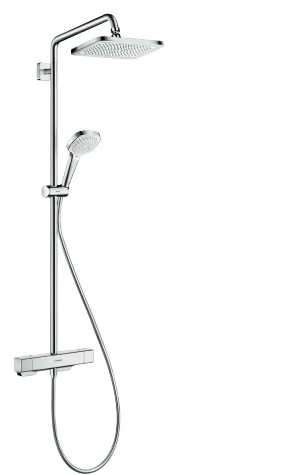 Hansgrohe Croma E 280 1jet Shp Th Shower Chrome Chrome product image - Image 1