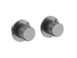 Crosswater Module 3one6 2 Control Diverter Trimset Stainless Slate
