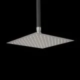 Crosswater Planet Fixed Head 250mm & Wall Arm Square Chrome