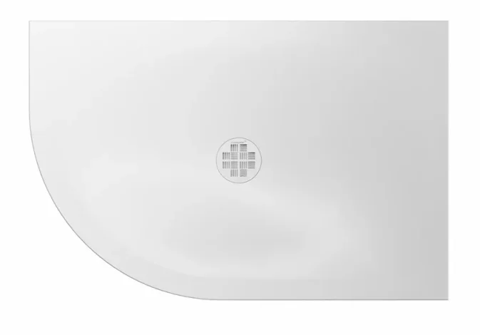Crosswater Creo Offset Quadrant Shower Tray 800x1200 Lh 25mm White product image - Image 1
