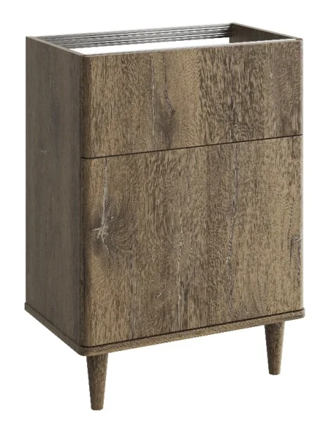 HIB Sierra Bathroom Unit - Walton Oak W59.4cm
