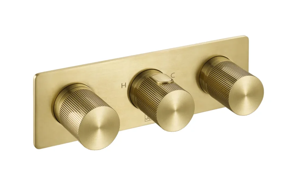 Just Taps Evo Thermostatic Concealed 3 Outlet Shower Valve product image - Image 1