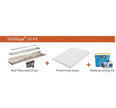 Unidrain 900mm X 1200mm 1k Unislope Kit (custom Solution Finish) product image - Image 1