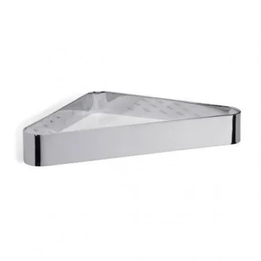 Roper Rhodes Halo Large Corner Basket - Chrome