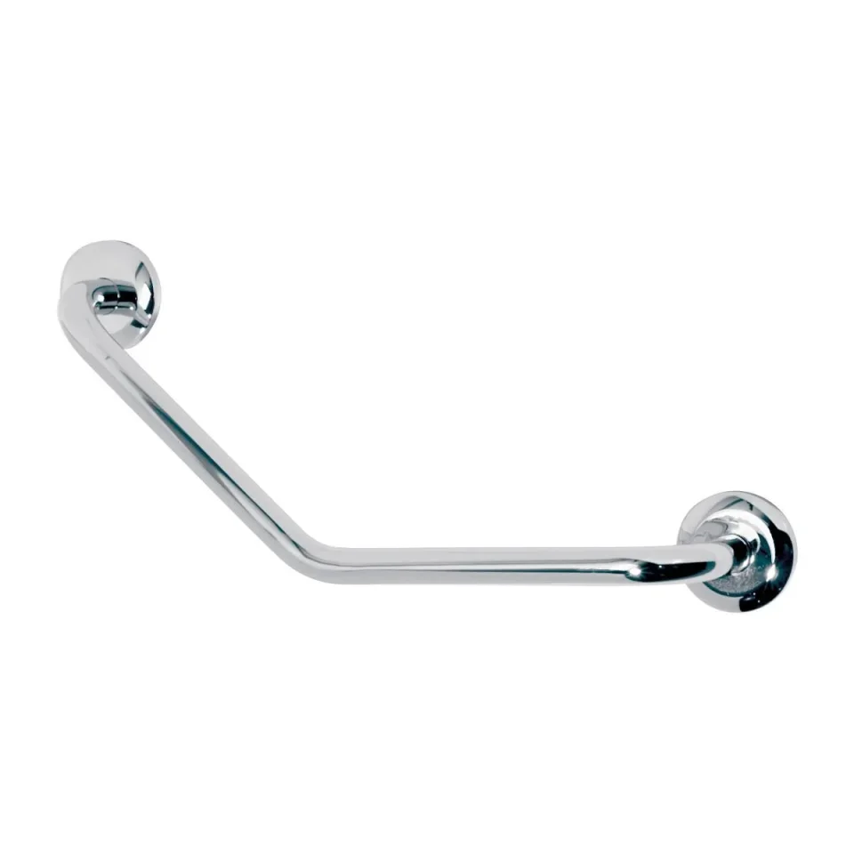 Roper Rhodes Modern Angled Grab Bar - Chrome product image - Image 1