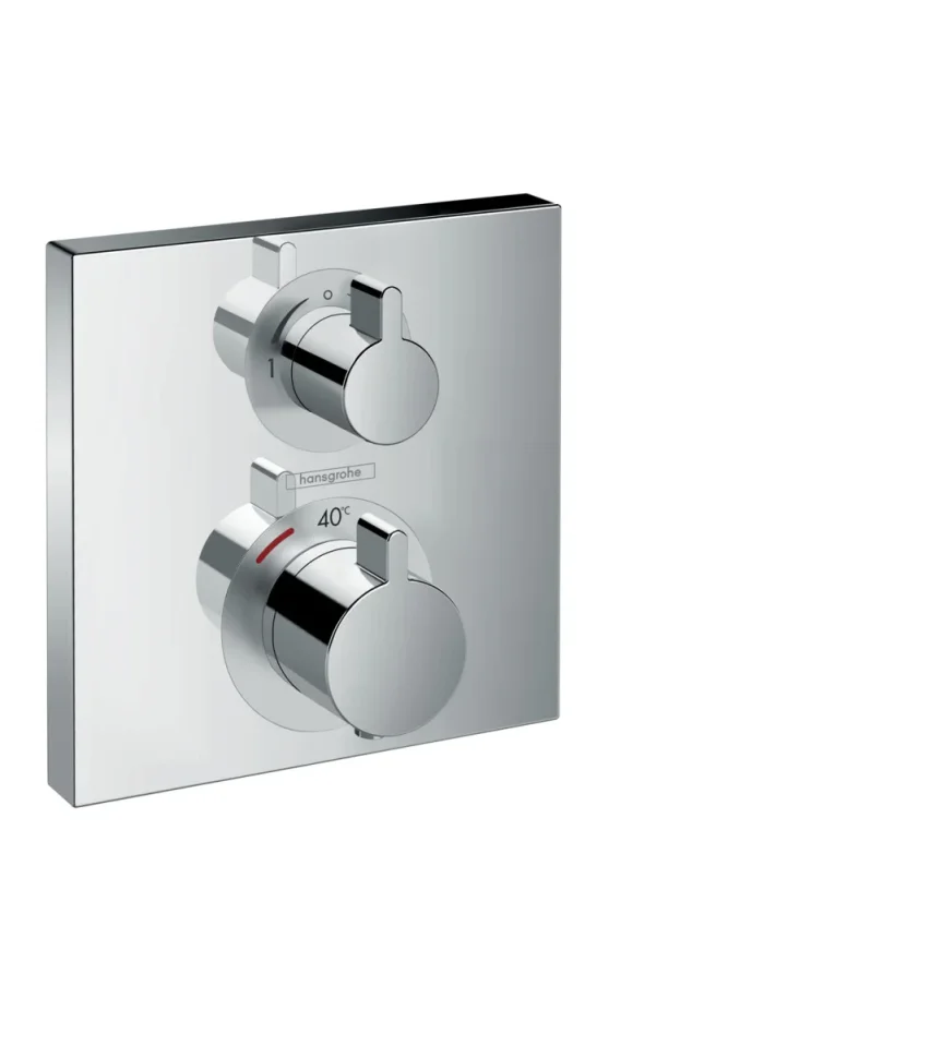 Hansgrohe Ecostat Square Term.conc.2 Functions Chrome product image - Image 1