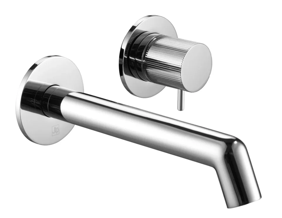 Just Taps Evo Single Lever Wall Mounted Basin Mixer Chrome product image - Image 1