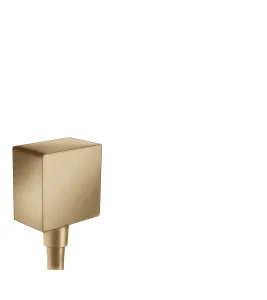 Hansgrohe Fixfit Square Wall Outlet Dn15 Rv Bbr Brushed Bronze