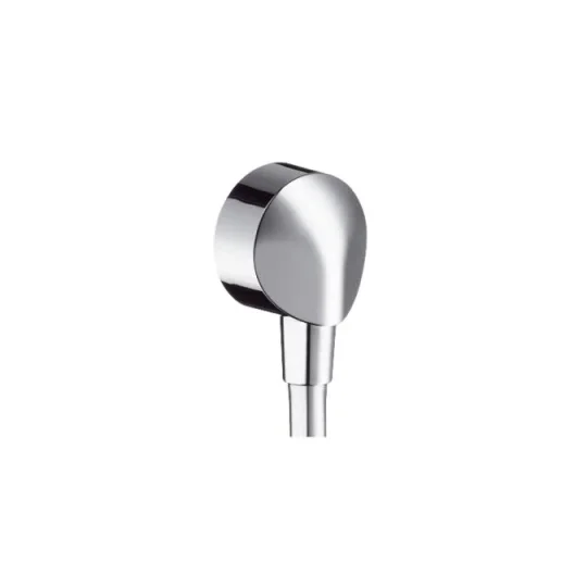 Hansgrohe Fixfit Wall Outlet Chrome Chrome detail view - Image 2