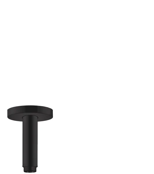 Hansgrohe Ceiling Connector S 100mm Matt Black Matt Black