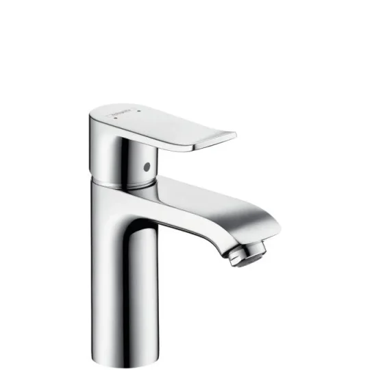Hansgrohe Metris Basin Mixer 110 W/o Rod Chrome detail view - Image 2